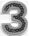 Iron On Sequin Number