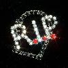 RIP Rhinestone Pin