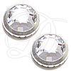 SWAROVSKI 2039 Ringed Hot Fix Crystals ss34 Crystal/Silver