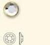 SWAROVSKI 2029 20ss HF Swarovski Rimmed Flatback Rhinestones