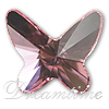 Swarovski Elements 2854 Butterfly Flat Back