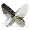 Swarovski 2854 Butterfly Flatback Rhinestone 12mm