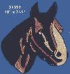 Horse Head Sequin Applique