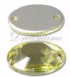 SWAROVSKI 3212/2 Oval Sew On Rhinestones 16x11 Jonquil