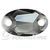 SWAROVSKI 3231 Owlet Rhinestones 28x17 Black Diamond