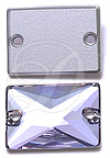 SWAROVSKI ELEMENTS 3250 Rectangle Rhinestones