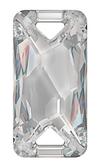 SWAROVSKI 3251 Space Cut Sew On Rhinestones 18x9mm Crystal