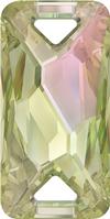 SWAROVSKI 3251 Space Cut Sew On Rhinestones 18x9mm Luminous Green