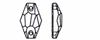 Swarovski 3261 Hexagon Sew On Rhinestones