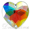 CRYSTALLIZED™ Swarovski Elements 3285 Sew On Heart Rhinestone