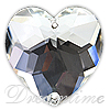 SWAROVSKI ELEMENTS 3285 Sew On Heart Rhinestone