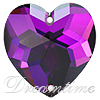 SWAROVSKI ELEMENTS 3285 Sew On Heart Rhinestone