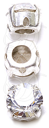 Sew On Rhinestones (in Settings) Swarovski Elements Chaton Montees