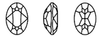 Swarovski 4120 Oval Rhinestones 
