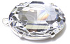 Swarovski Oval Shaped Brooch Stone with Set