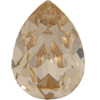 SWAROVSKI 4320 Pear Rhinestones 14x10 Light Silk