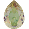 SWAROVSKI 4320 Pear Rhinestones 14 x 10 Luminous Green
