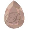 SWAROVSKI 4320 Pear Rhinestones 14 x 10 Crystal Rose Gold