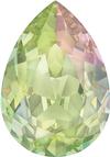 SWAROVSKI 4320 Pear Rhinestones 14 x 10 Luminous Green