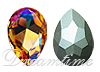SWAROVSKI ELEMENTS 4300/2 Pear Rhinestones 