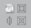 Swarovski 4410 Square Rhinestones 