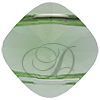 SWAROVSKI 5180 Double Hole Square Bead 14mm Peridot