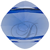 SWAROVSKI 5180 Double Hole Square Bead 14mm Sapphire