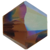 SWAROVSKI 5328 Bicone Beads 4mm Smoked Topaz AB