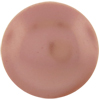SWAROVKSI 5817 1/2 Drilled Pearl Flat Back Pearl 6mm Rose Peach
