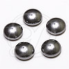 SWAROVSKI 5817 1/2 Drilled Pearl 16mm Dark Grey
