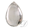 Flatback cabochon pear shaped acrylic (lead free)