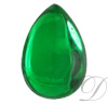 Flatback cabochon pear shaped acrylic (lead free)
