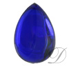 Flatback cabochon pear shaped acrylic (lead free)