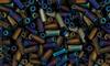 Black Matte Iris Bugle Beads #2
