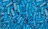Aqua TR Matte Iris Bugle Beads #2