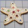 Multi Colored Rhinestone Starfish