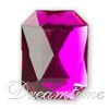 LEAD FREE Acrylic (Lucite) Rectangle Rhinestones 24mm x 17.5mm