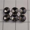 BLACK DIAMOND COMBO RIVOLI RHINESTONE ORNAMENT