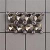 LIGHT BEIGE COMBO RIVOLI RHINESTONE ORNAMENT