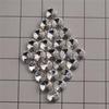 CRYSTAL/SILVER COMBO RIVOLI RHINESTONE ORNAMENT