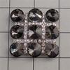 BLACK DIAMOND COMBO RIVOLI RHINESTONE ORNAMENT