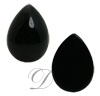 Flatback cabochon pear shaped acrylic (lead free)