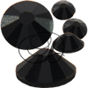 Alora Flatback Rhinestones 12ss Jet