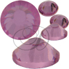 Alora Flatback Rhinestones 12ss Light Rose