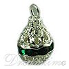 Rhinestone Pear Pendant