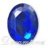 Lead Free Acrylic Fancy Oval Rhinestones