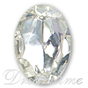 Lead Free Acrylic Fancy Oval Rhinestones