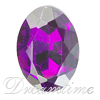 Lead Free Acrylic Fancy Oval Rhinestones  
