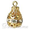Rhinestone Pear Pendant
