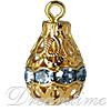 Rhinestone Pear Pendant